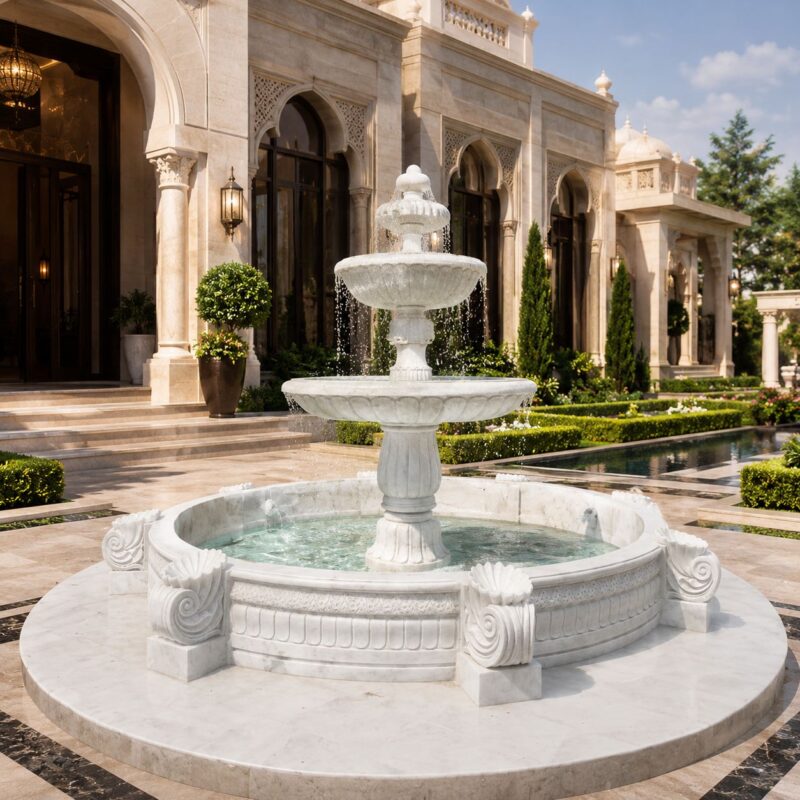 Imperial Cascade Marble Fountain