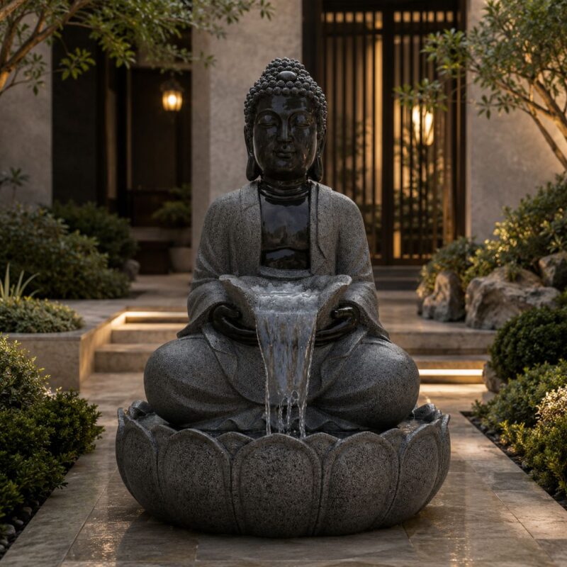 Zen Buddha Cascade Fountain