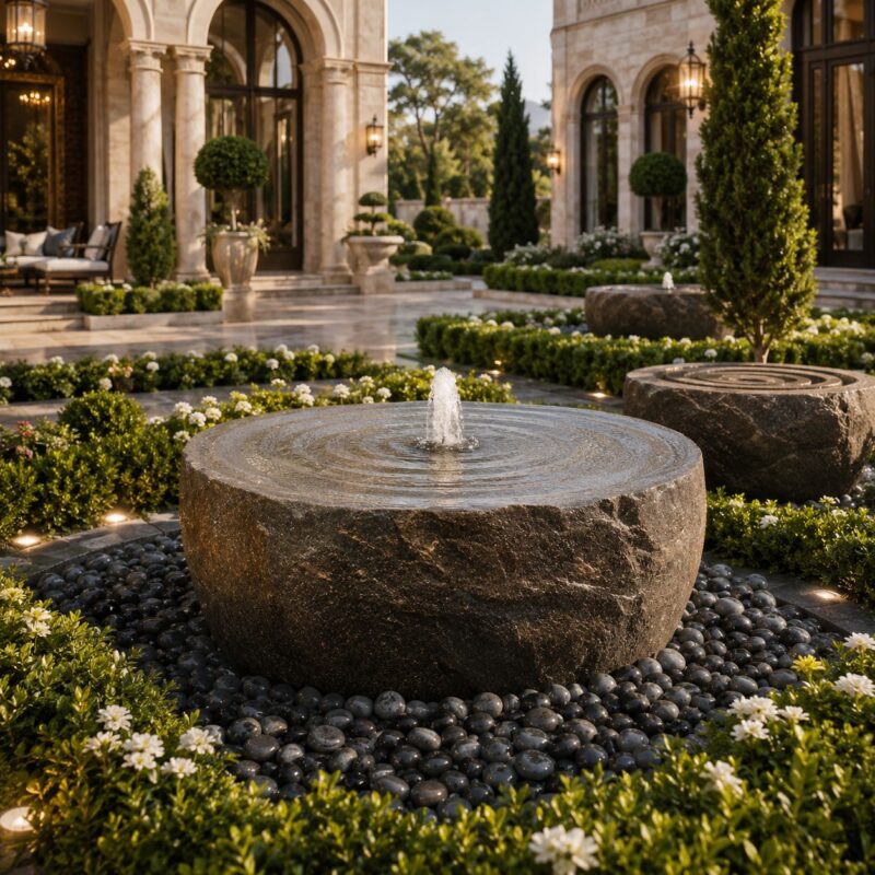 Monolith Reflection Fountain