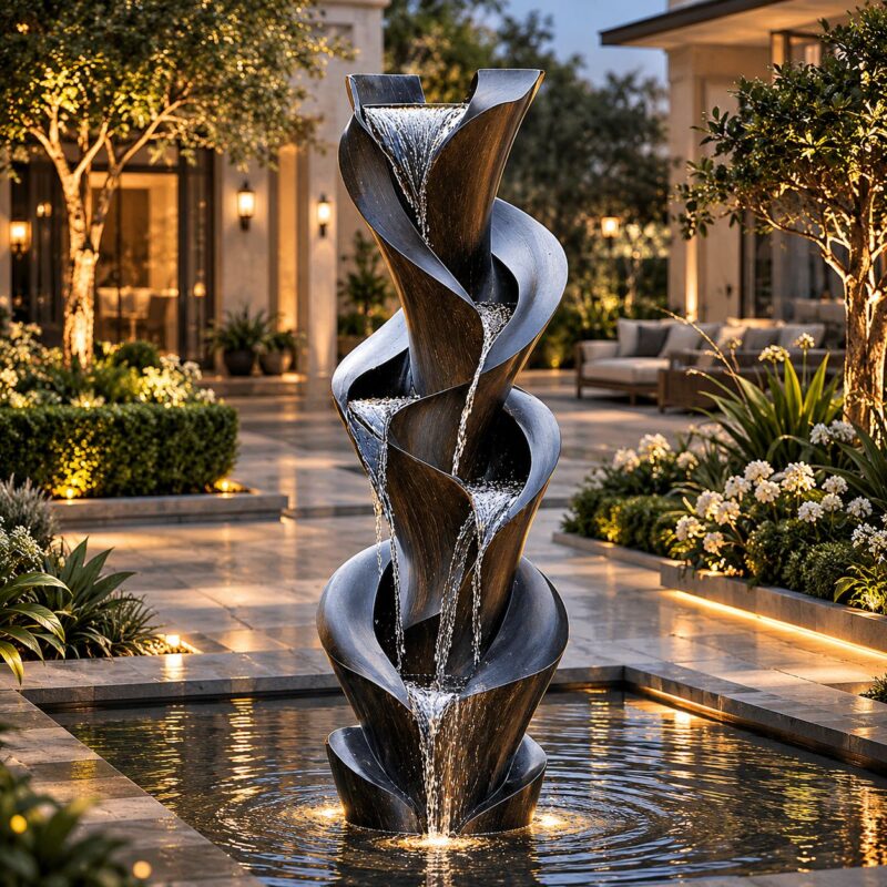 Helix Cascade Fountain