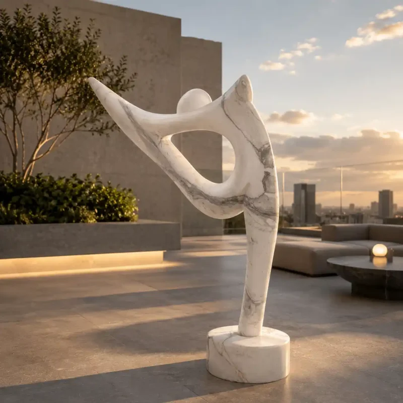 Eclipse Balance Marble Sculpture