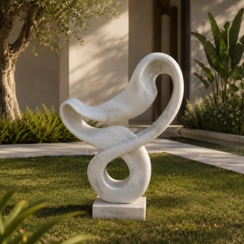 Infinity Flow Marble Sculpture