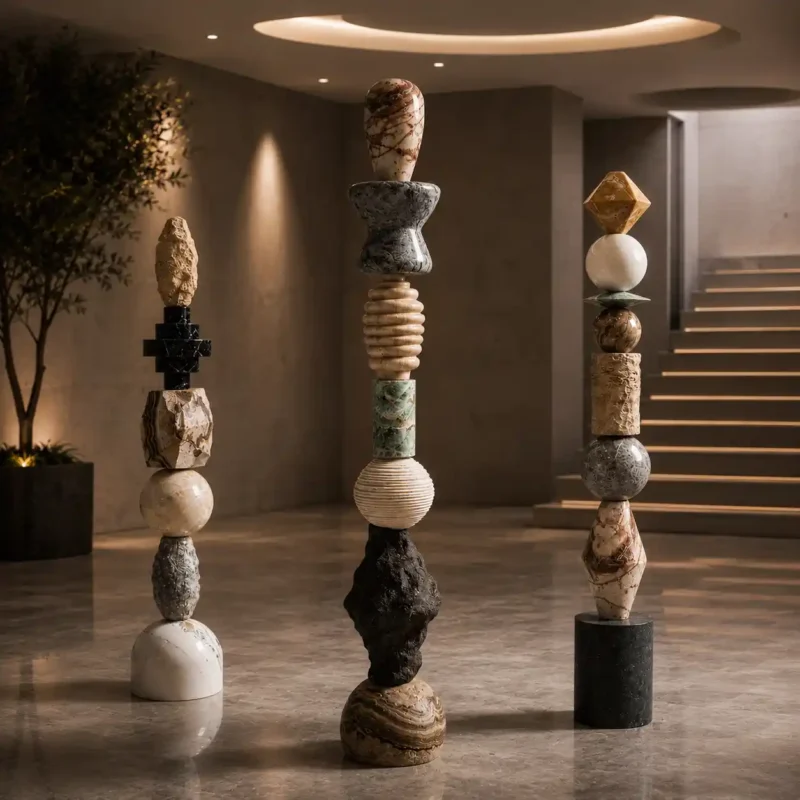 Totem Marble Sculpture Collection