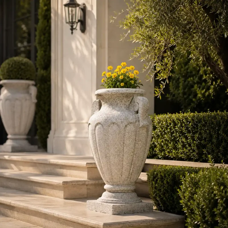 Heritage Stone Amphora Garden Planter