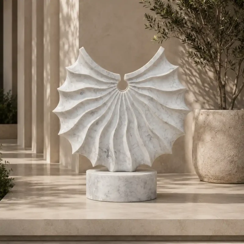 Aurora Shell Marble Sculpture