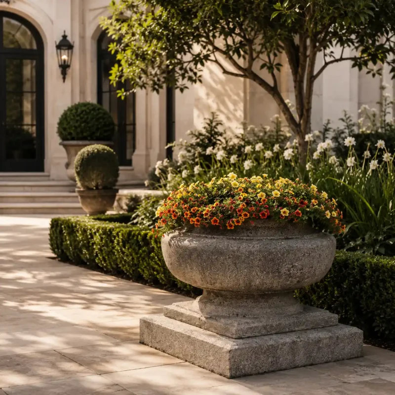 Heritage Stone Garden Planter