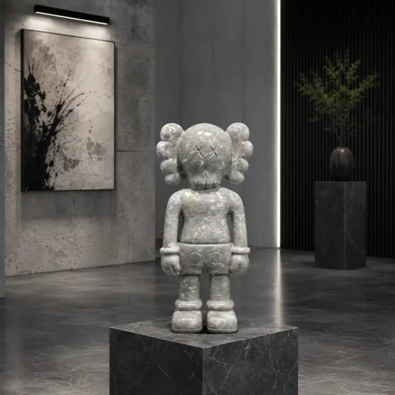 Contemporary Marble Pop Art Sculpture