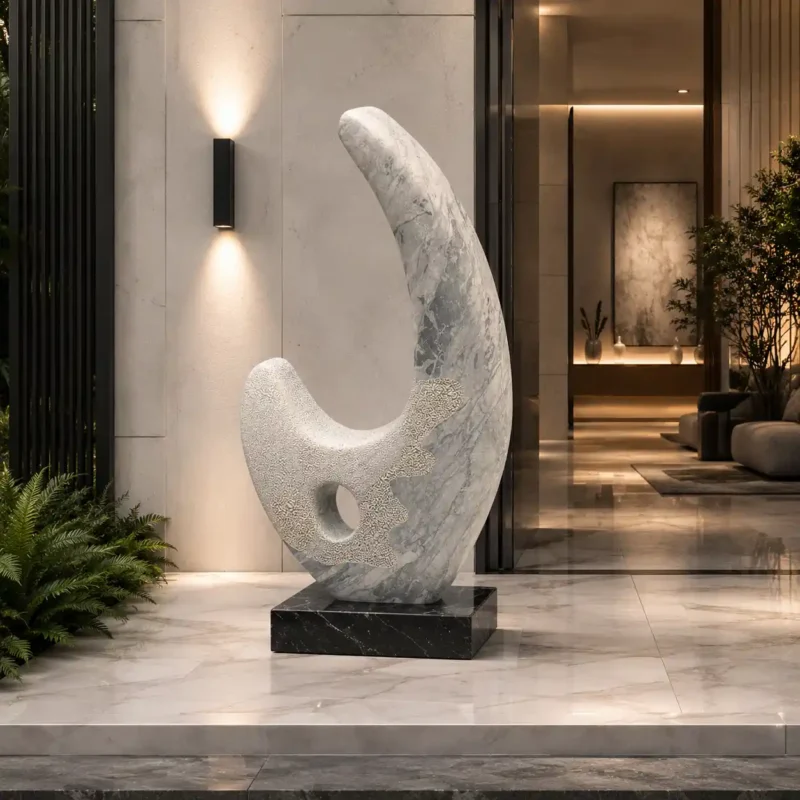 Harmony Eclipse Marble Sculpture