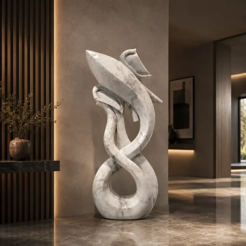 Ananta Ganesha Marble Sculpture