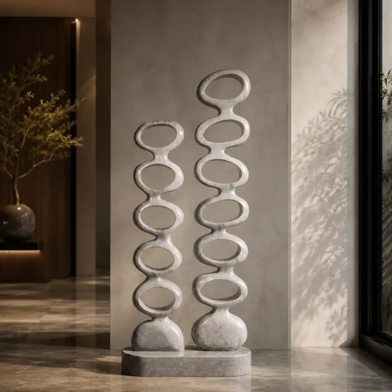 Harmony Columns Marble Sculpture