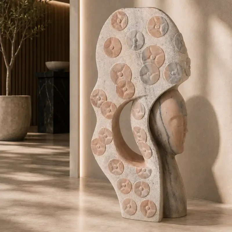 Ethereal Mind Marble Sculpture