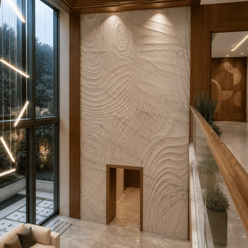 Strata Flow Marble Wall Panel