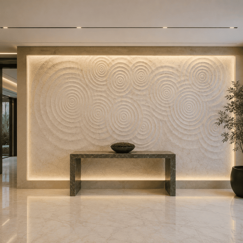 Ripple Harmony Marble Wall Panel