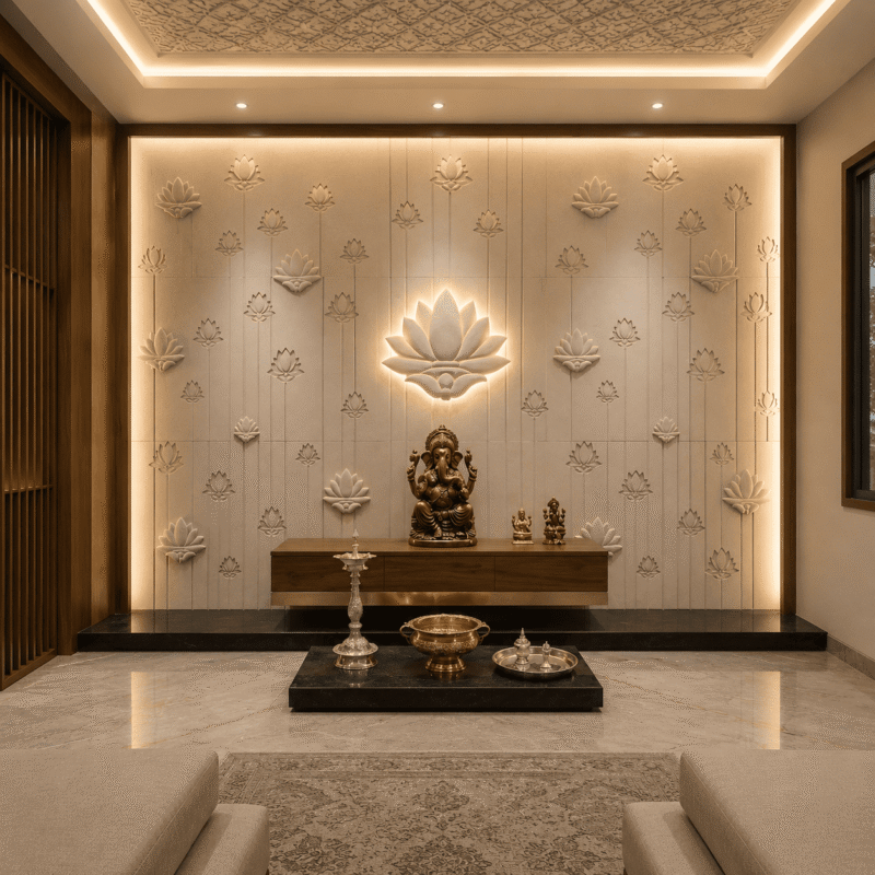 Lotus Aura Marble Wall Panel