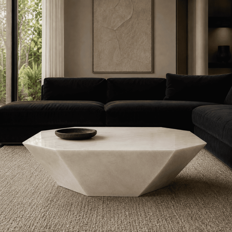 Aurora Faceted Coffee Table