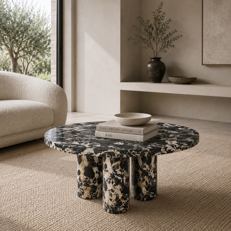 Terra Noir Marble Coffee Table