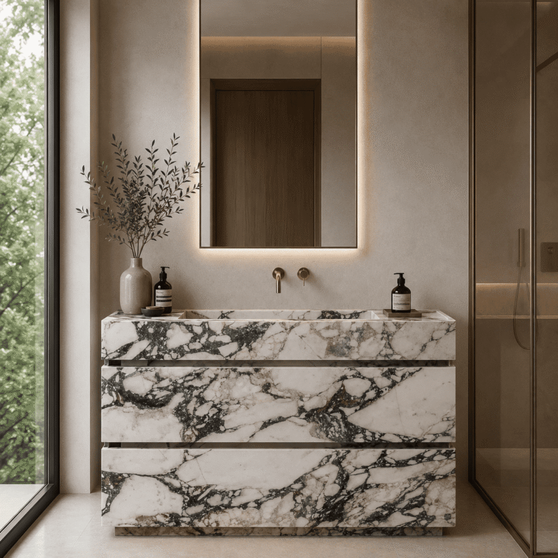 Calacatta Viola Luxe Vanity