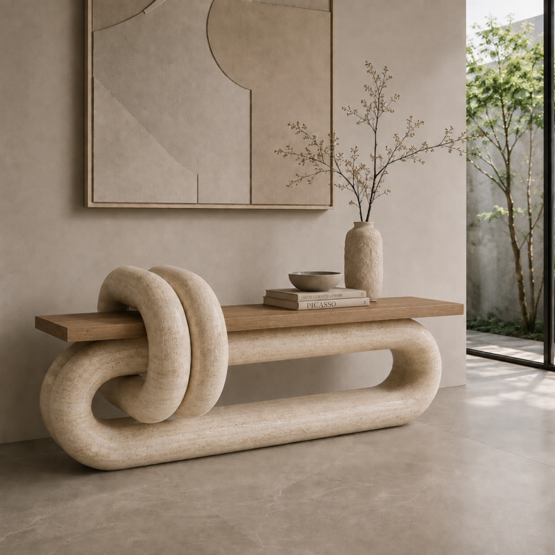 Infinity Loop Marble Console
