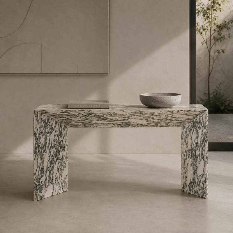Monolith Frame Marble Console