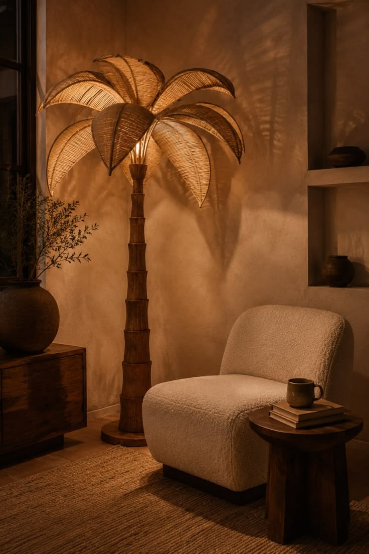 Palma Sculptural Floor Lamp