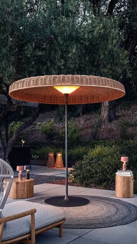 Solara Outdoor Pendant Floor Lamp