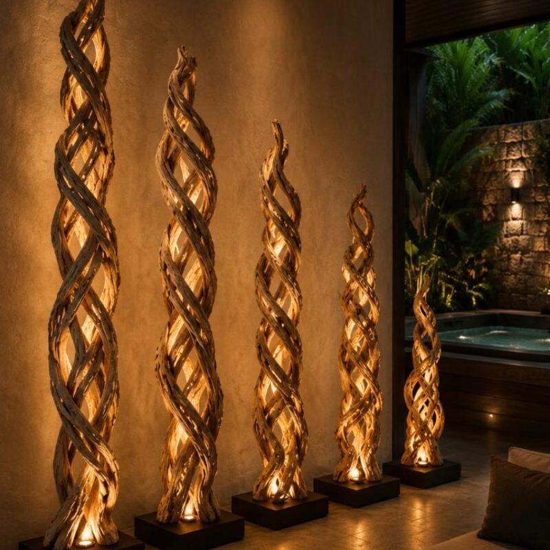 Twista Sculptural Floor Lamp